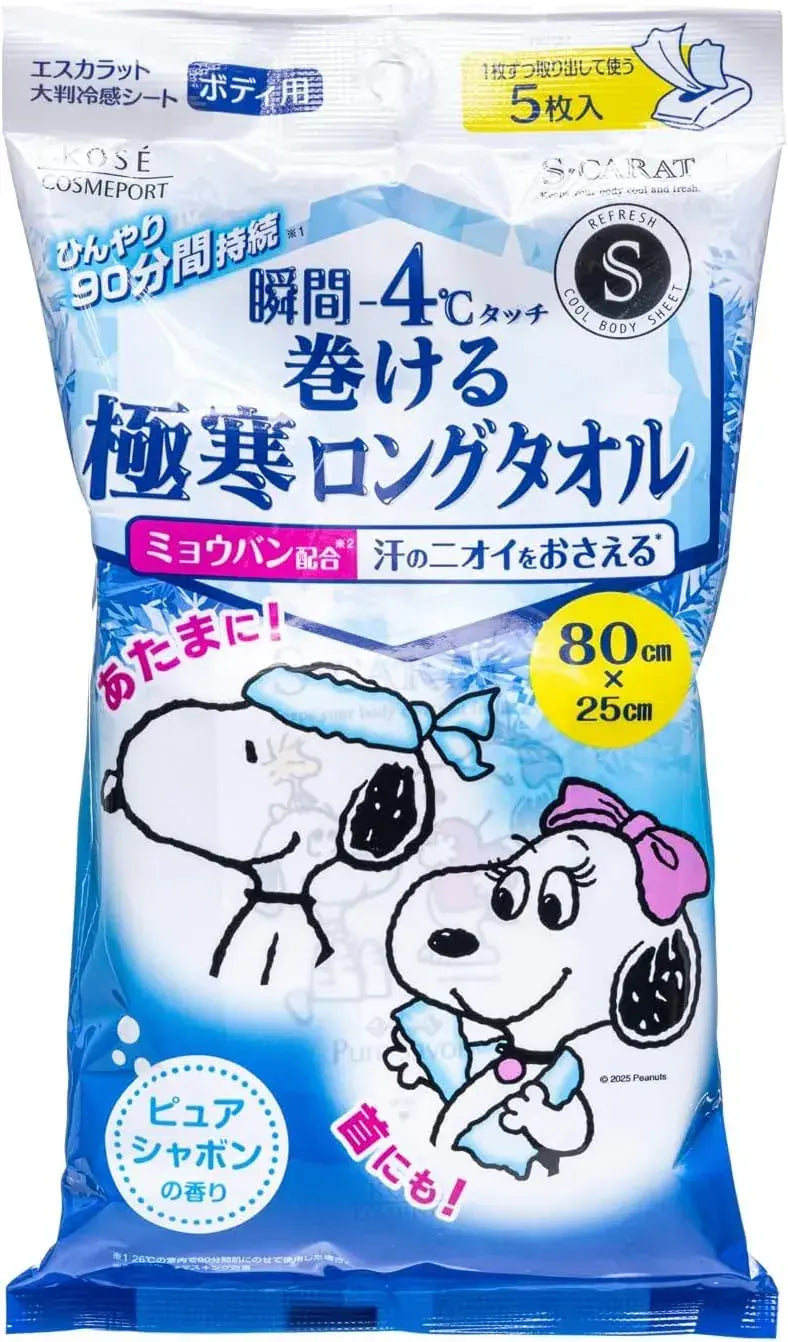 DeoCrat Kose Extreme Cold Cooling Sensation Sweat Resistant Towels