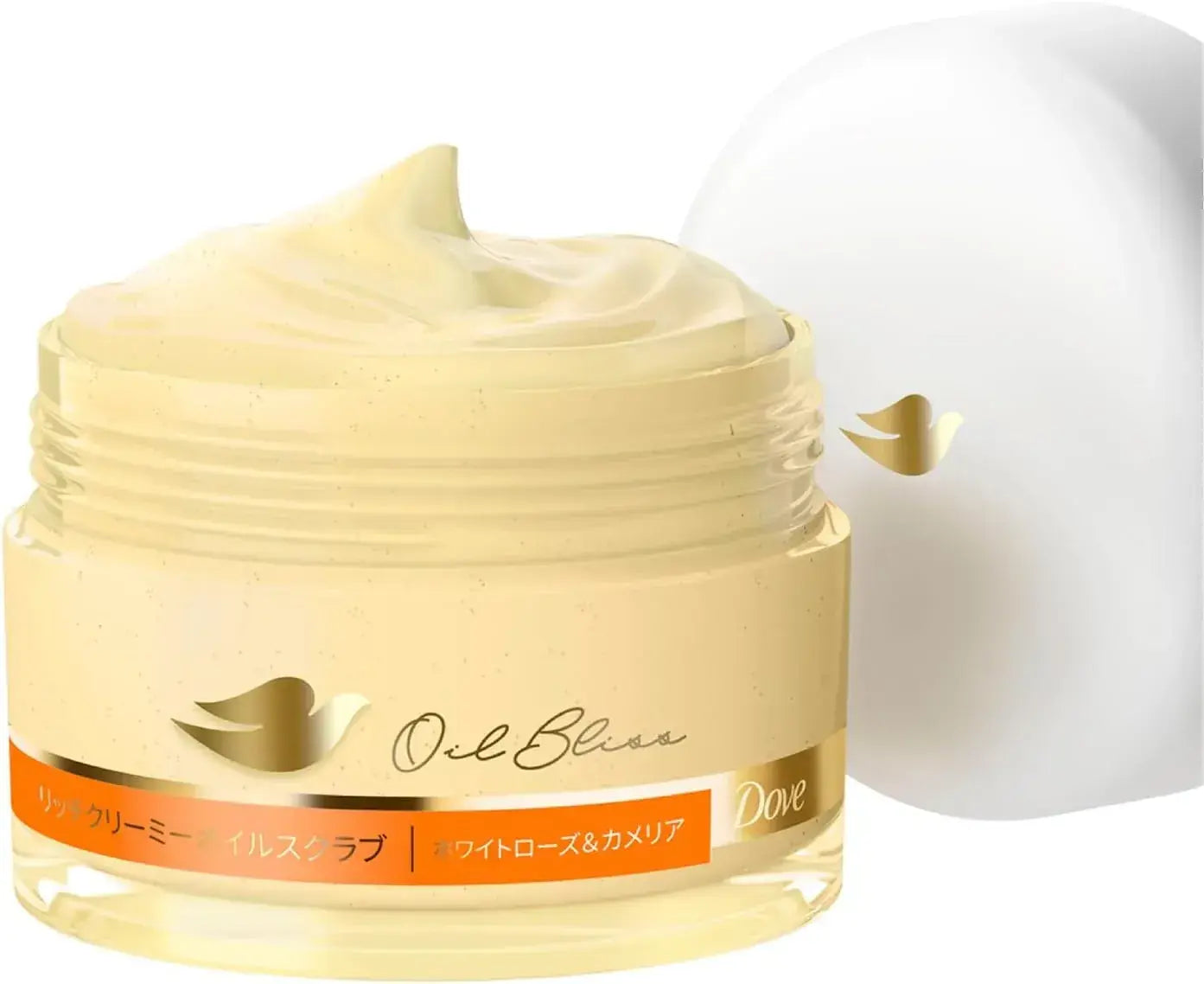Dove Rich Creamy Oil Scrub White Rose Camellia Body Scrub