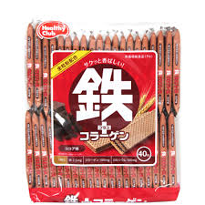 Iron Plus Collagen Wafers by Hamada Healthy Club - 40 Pieces