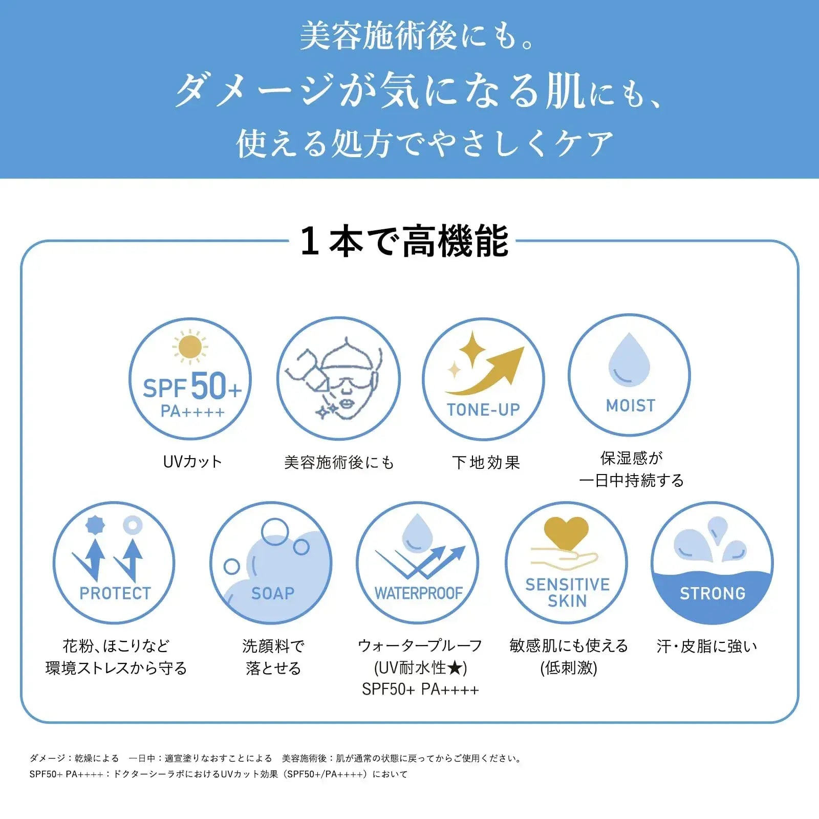Dr Ci Labo CliniShield UV Skincare Serum SPF50 PA++++ 30g
