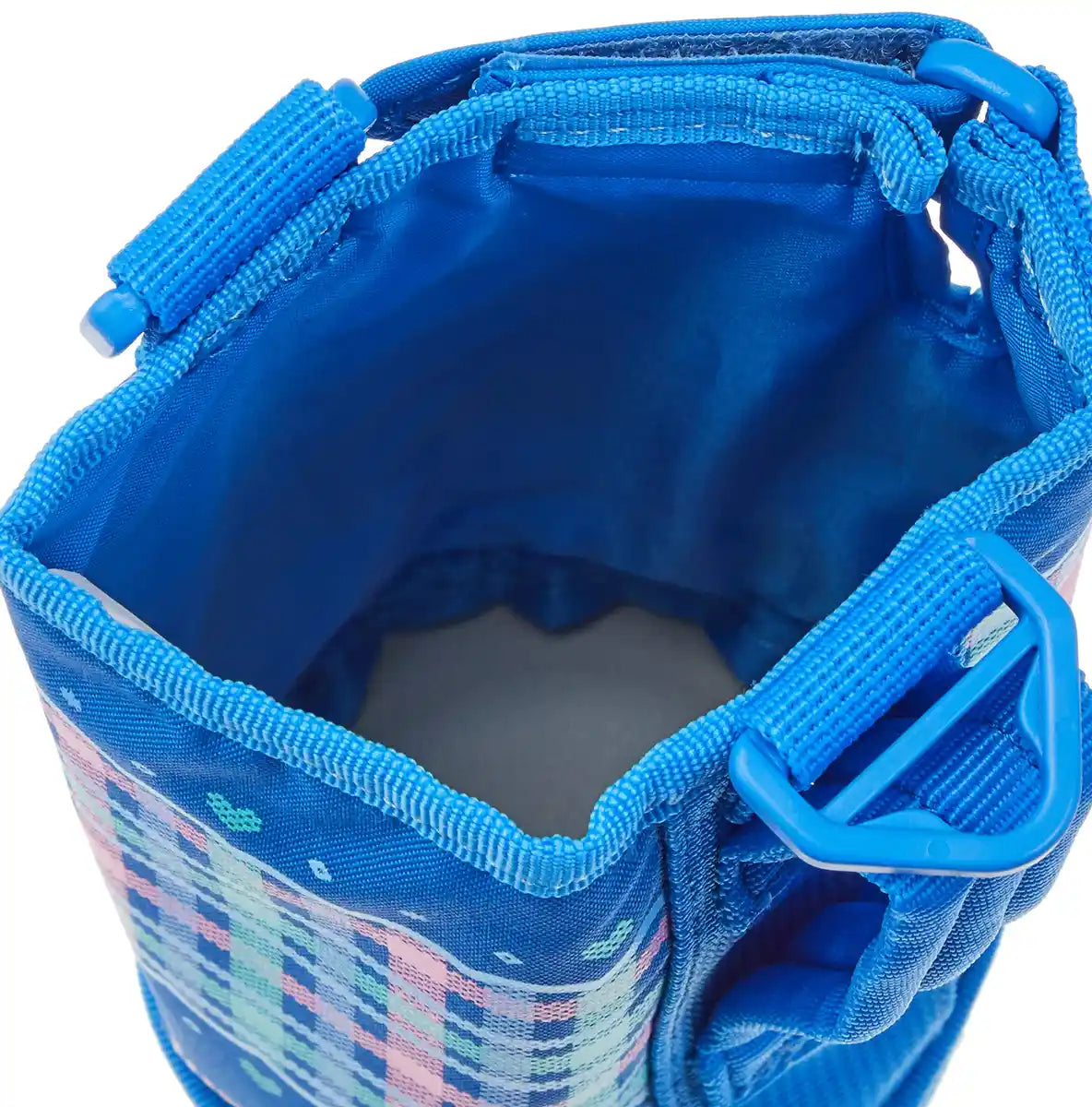 Thermos Replacement Parts 2-Way Bottle Fho-800Wf with Handy Pouch in Check Blue