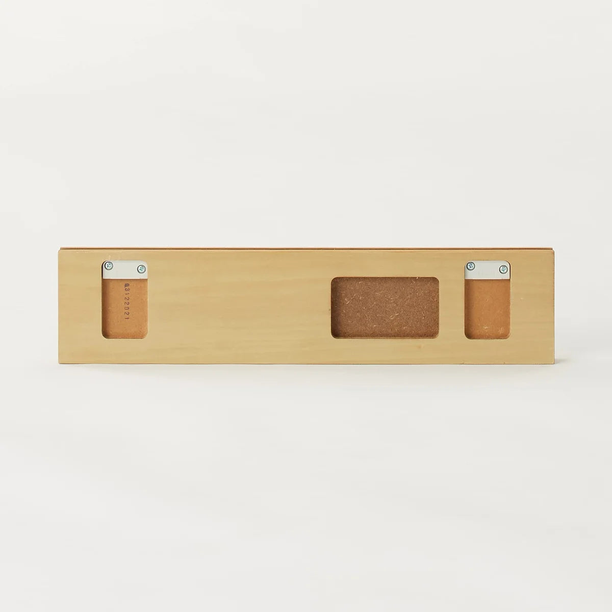 Mujirushi Ryohin Wall Attachable Furniture 3 Hangers Oak Wood 44X2.5X10Cm Japan