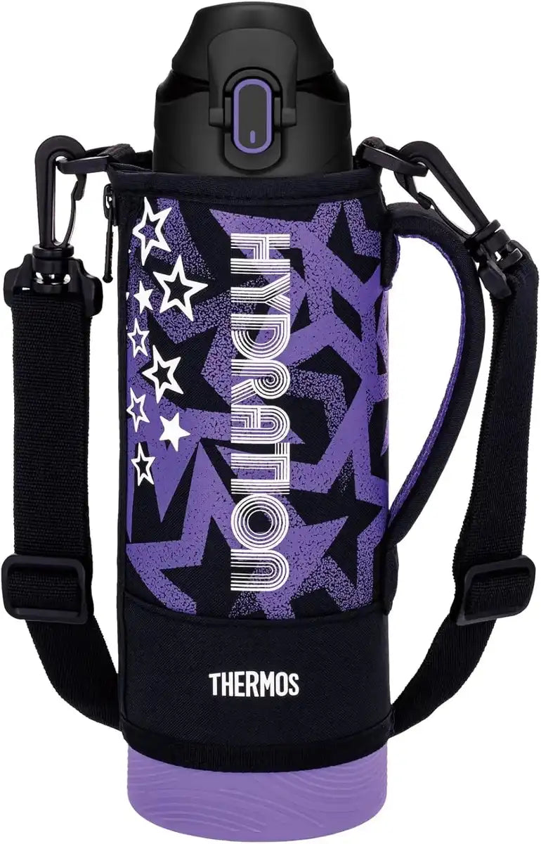 Thermos FJS-1500F Navy Mint Insulated Sports Bottle 50.7 oz Cold Retention Thermos - Black Purple 1L
- 4562344394031
