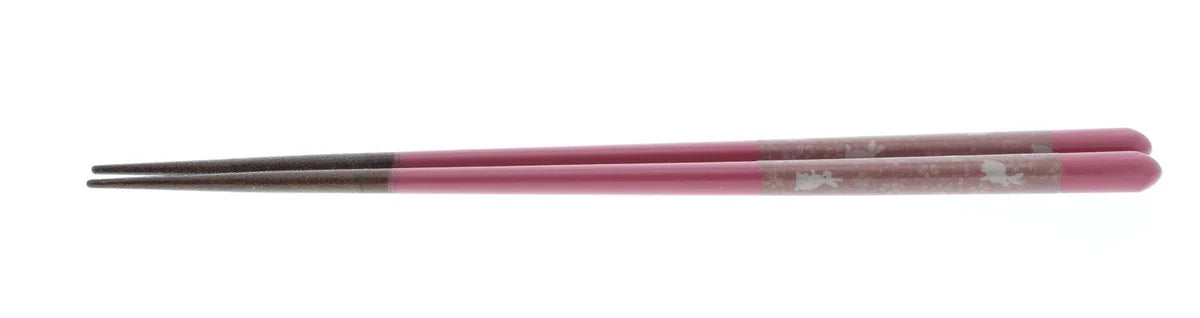 Ishida Japan Natural Wood Chopsticks Set Of 5 Tabi Rabbit Dishwasher Safe 23Cm