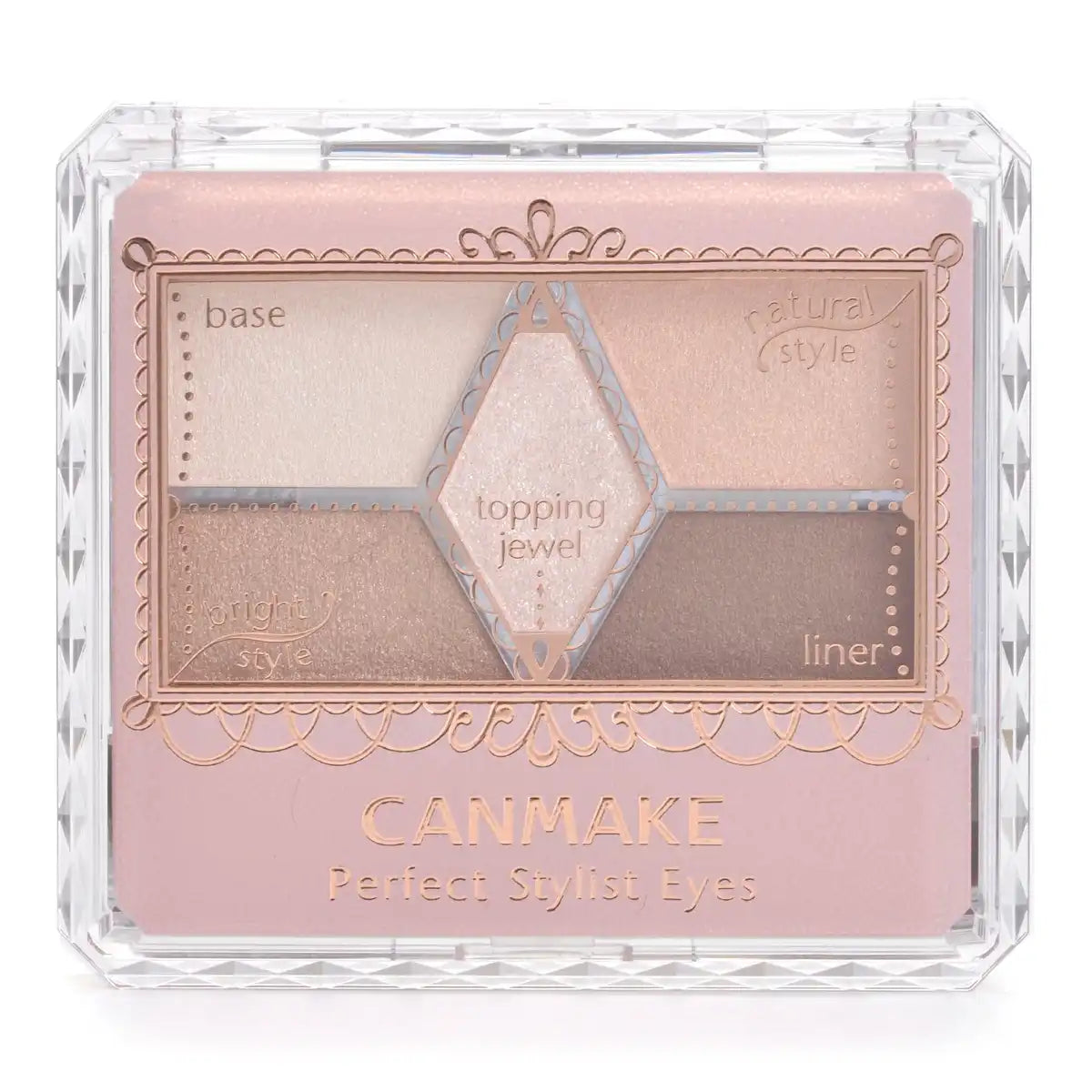 Canmake Perfect Stylist Eyes 02 in Baby Beige Compact 3.2G Palette