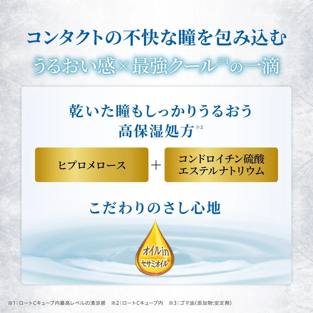 Rohto Pharmaceutical C Cube Premium Ice Spark 18ml OTC Eye Drops