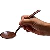Entec Brown Melamine Long-Handled Udon/Soba/Ramen Noodle Spoon 19.5Cm Japan
