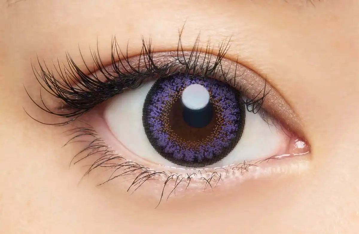Loveil Japan Color Contacts Lavert One Day -02.50 Pwr Violet Glare 10/Box