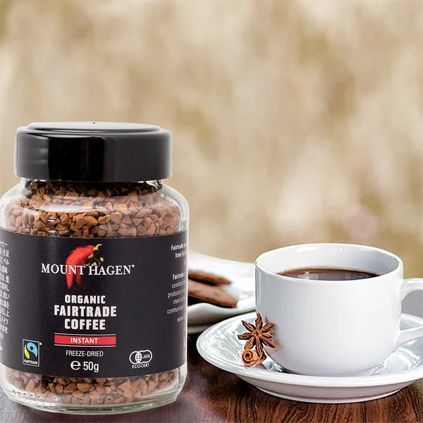 Mount Hagen Arabica Cafe Instant 50g - Freeze-Dried Instant Coffee - Arabica Coffee