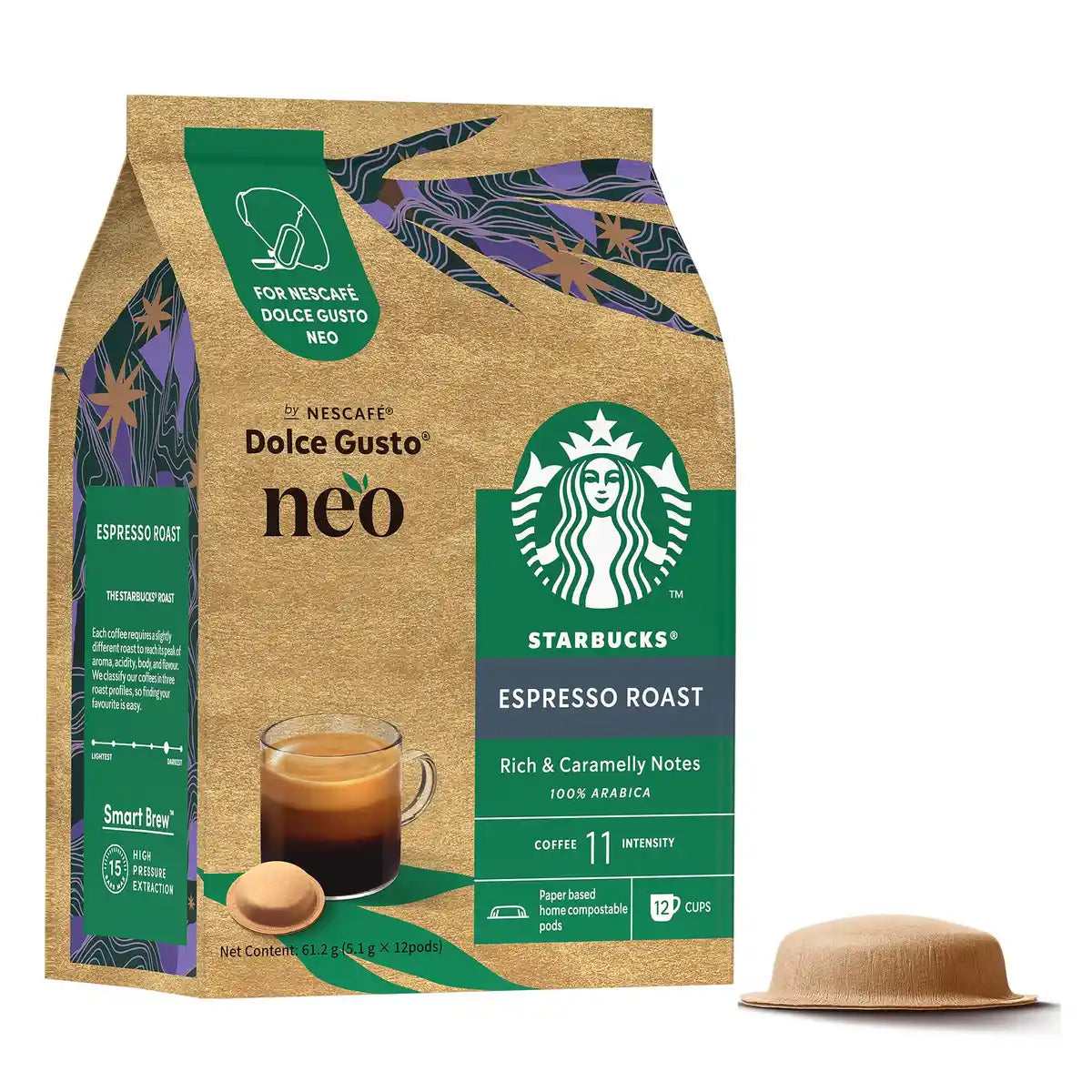 雀巢 Dolce Gusto Neo 星巴克浓缩烘焙咖啡 12 包