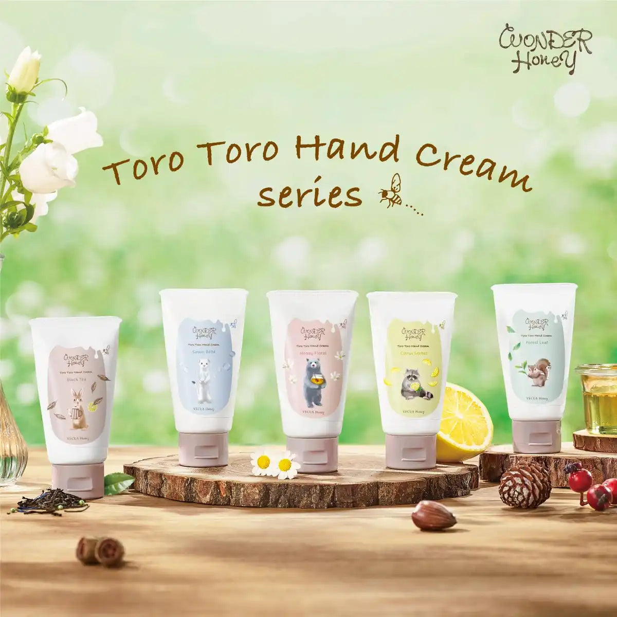Vecua Honey Wonder Honey Thick Refreshing Fruit Black Tea Hand Cream 50g