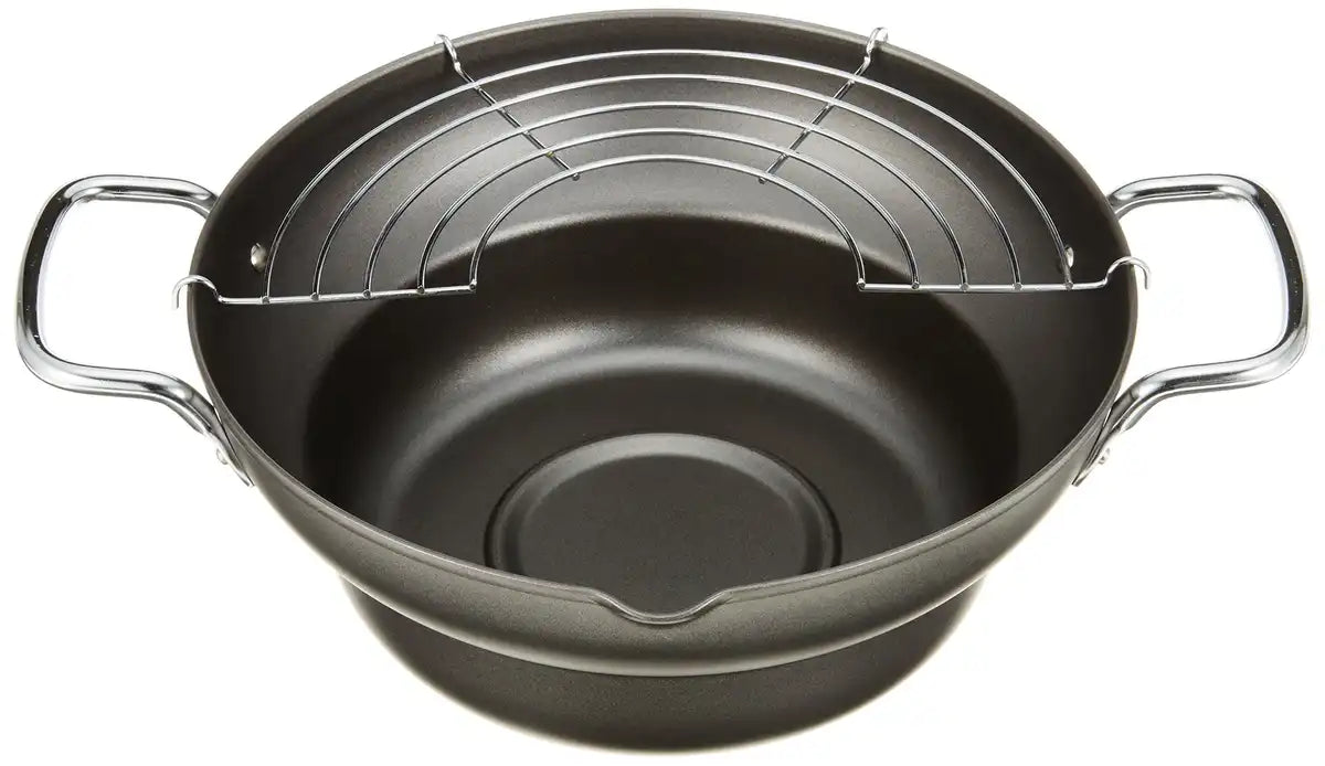 Wahei Freiz Tempura Pot 24Cm - Iron Silicon Processing - Made In Japan Er-7795