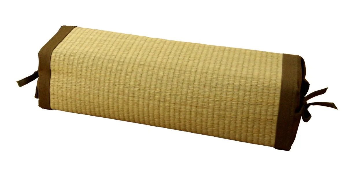 Ikehiko Corp Japan Rush Square Pillow 40X15Cm Filling Rush Chip #3625859