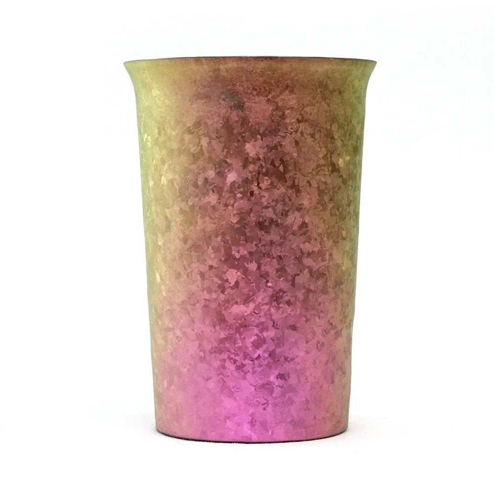 Horie Japan Tsubame Titanium Double Layer Tumbler Kiln Creation 290Cc Pink Set Of 2