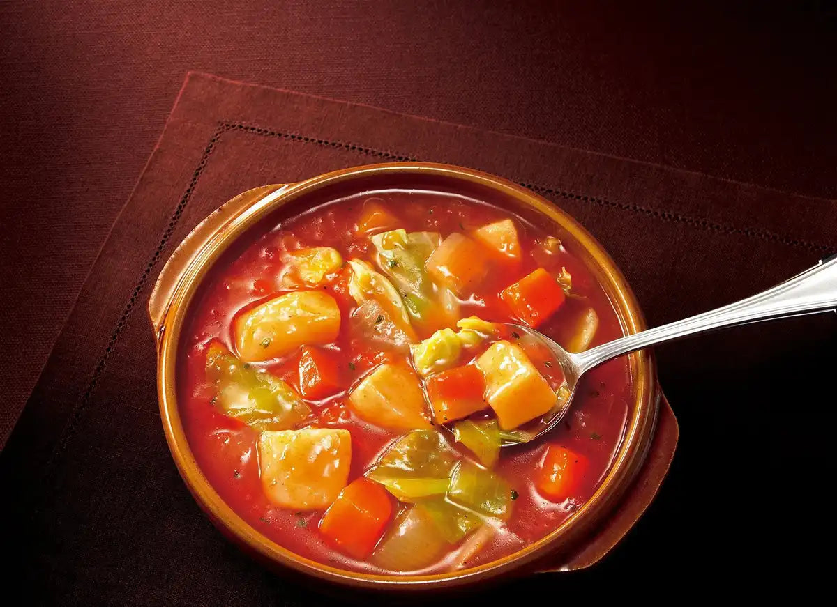 Whole Vegetables Ripe Tomato Minestrone 200G Japan | 6 Pack
