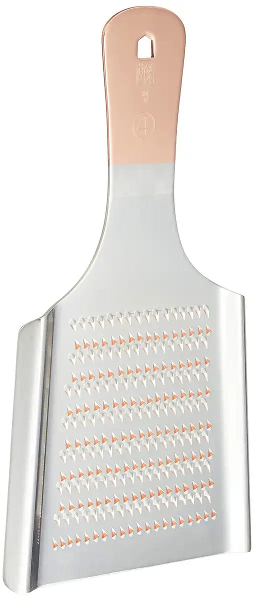 Sinkoukinzoku Handmade Double Sided Grater No. 4 Onkochishin 0-4 Pure Copper Japan 22.5X12Cm