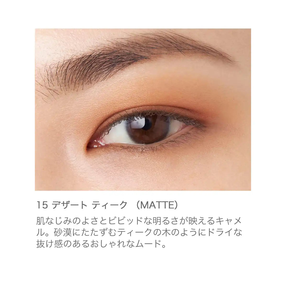 Rmk Matte Desert Teak Infinite Single Eyes 15 - Glossy Camel Highly Pigmented Eyeshadow