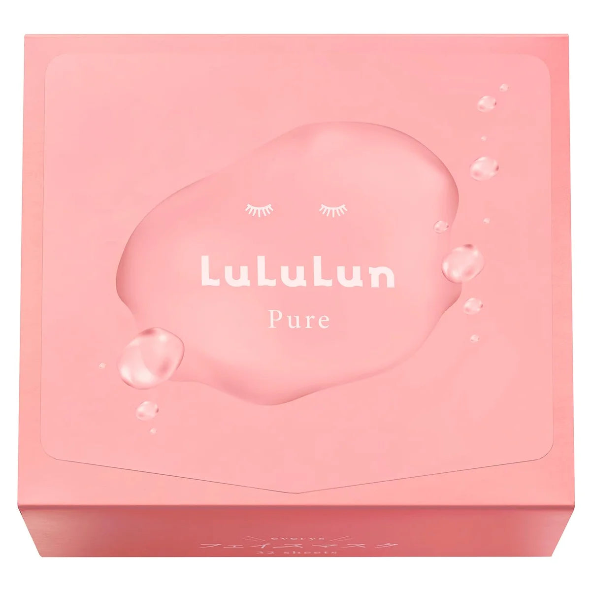 Lululun Pure Every Face Mask Large Capacity 32 Sheets Hydrating Skincare