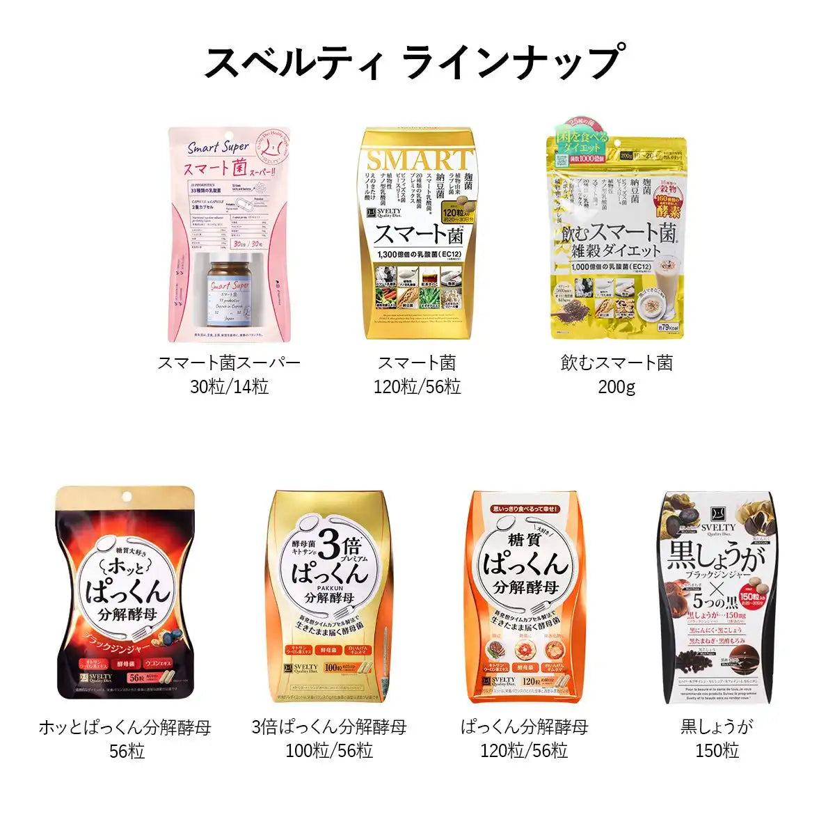 Svelty Smart Bacteria From Japan - 120 Count
