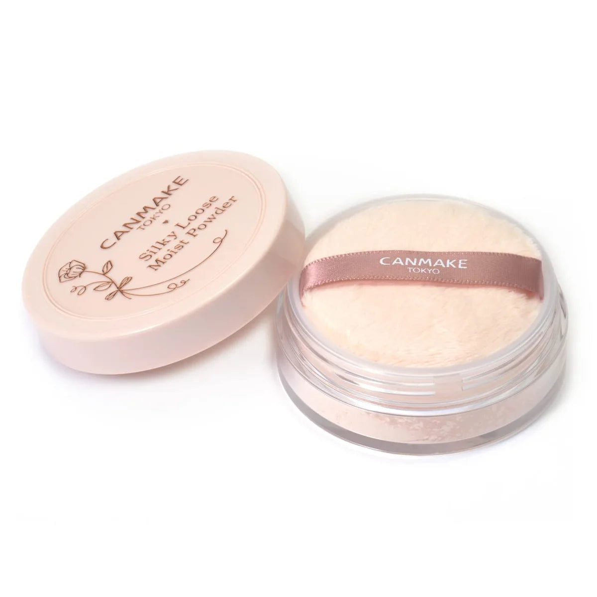 Canmake Silky Loose Moist Powder 01 Silky Beige Loose Powder Removes With Face Wash Moisturizing Powder Soap Off Unscented Uv Cut