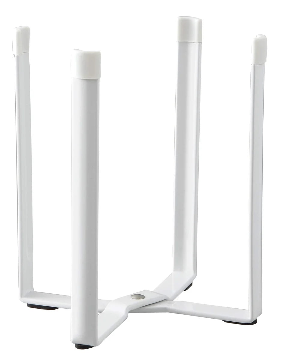 Yamazaki 6787 White Eco Bag Holder - Japan Industrial Plastic Storage