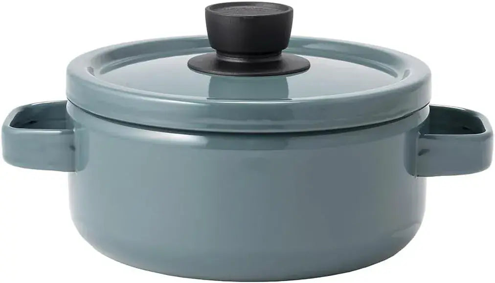 Fuji Horo Solid Kettle Durable Kitchen Hot Water Pot - Smoke Blue Casserole - 4977618105495
