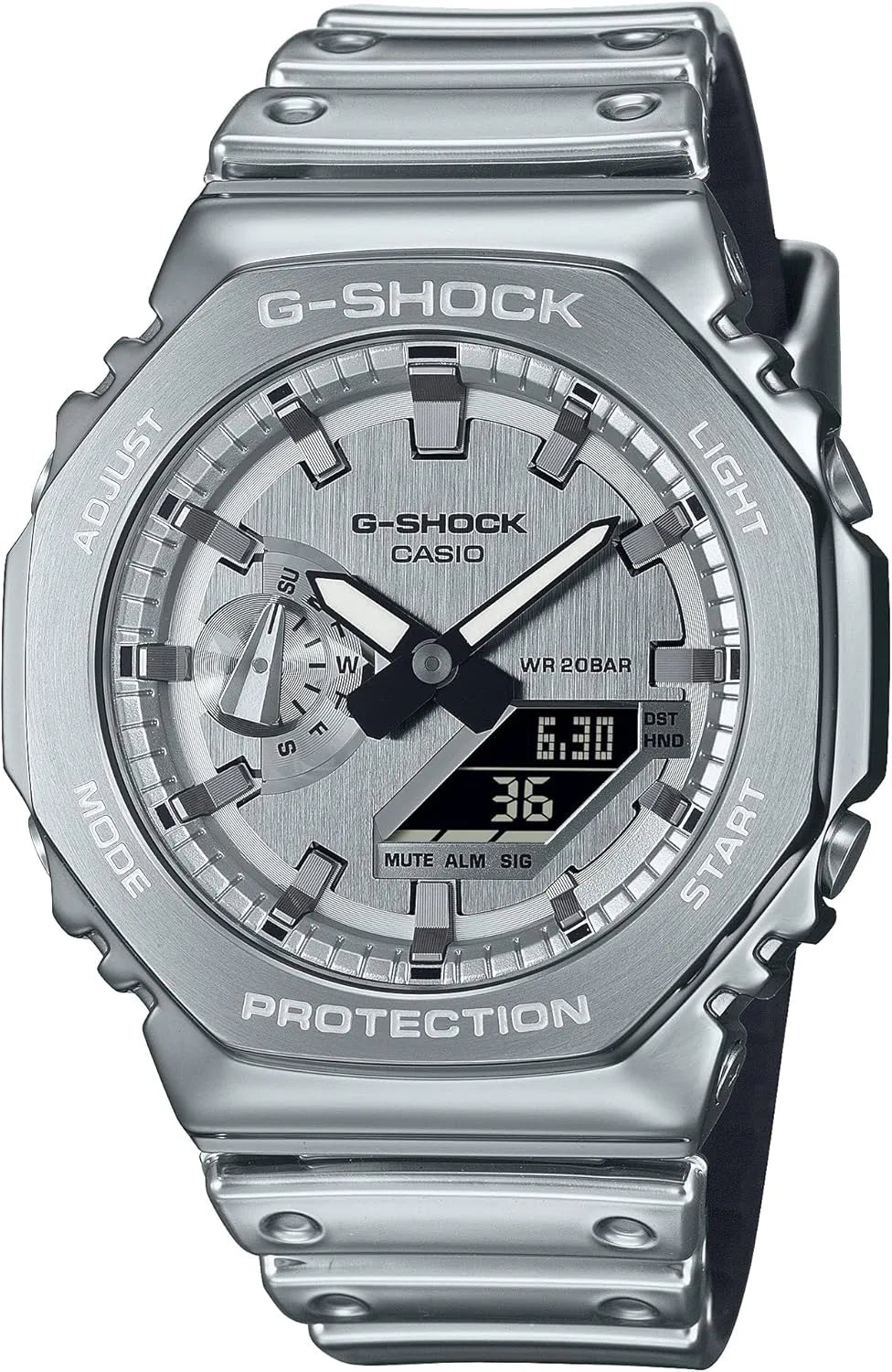 G-SHOCK GM-2100GC-1AJF Metal Cover Black Limited Edition Watch - Silver 2100
- 4549526394881