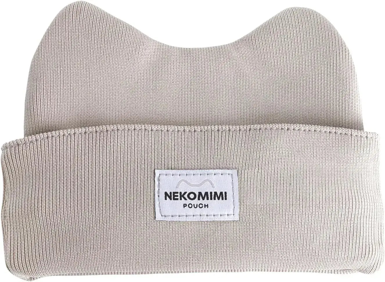 Gakken Sta Ful Cat Ear Pen Case Pen Pouch for Notebooks - Beige 190x140x27mm - 4905426713472