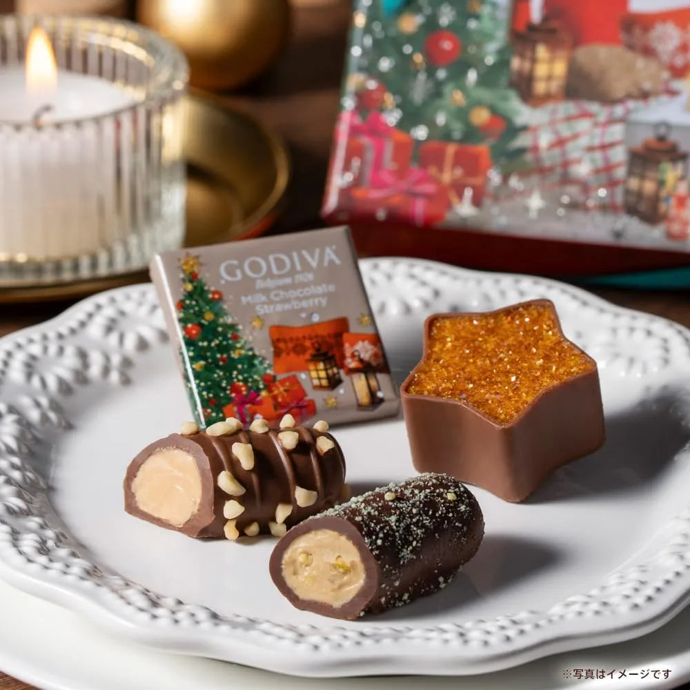 Godiva Christmas Bush de Noel Tree Selection Pack of 10 Chocolates