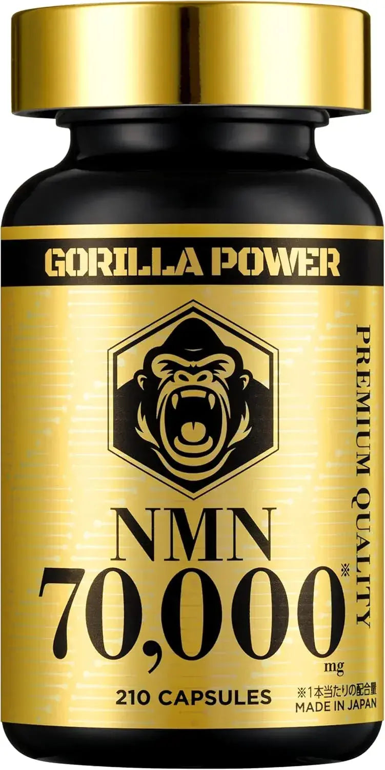 Gorilla Power NMN 70000 mg 210 Acid Resistant Capsules High Purity