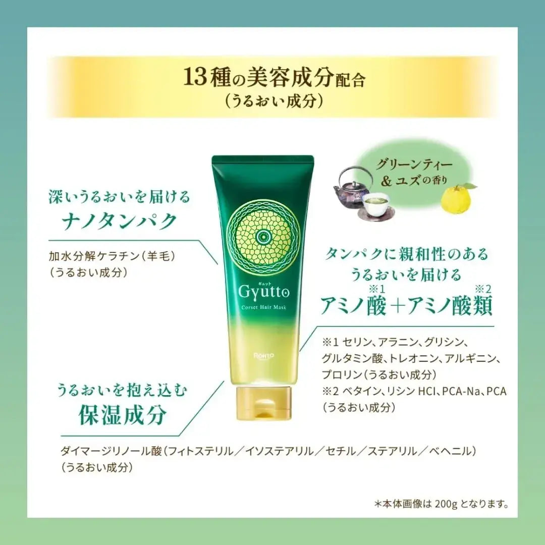 Gyutto Corset Hair Mask Toste Treatment Curl Care Frizz Repair
