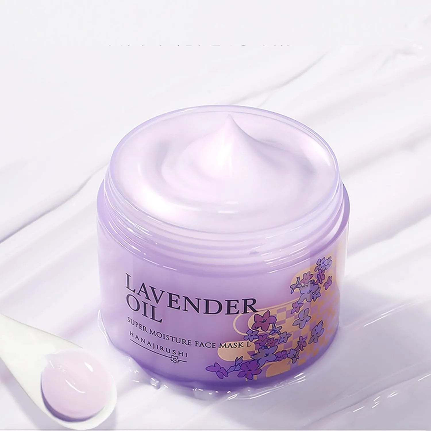 HanaJirushi Lavender Oil Face Mask with Vitamin E 7.8 oz