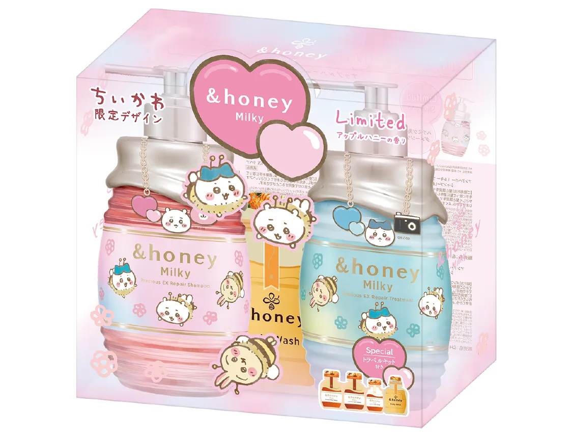 Honey & Chiikawa Moisture Repair Shampoo Limited Editon 2025 Collaboration