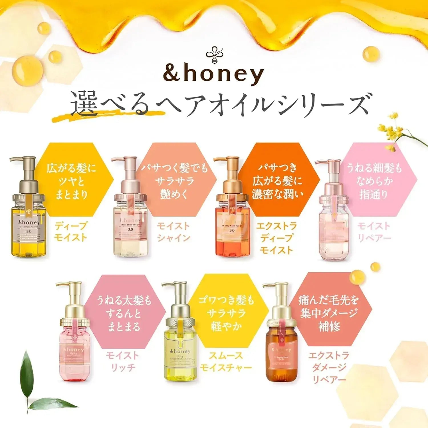 Honey Milky Precious EX Repair Creamy Hair Oil