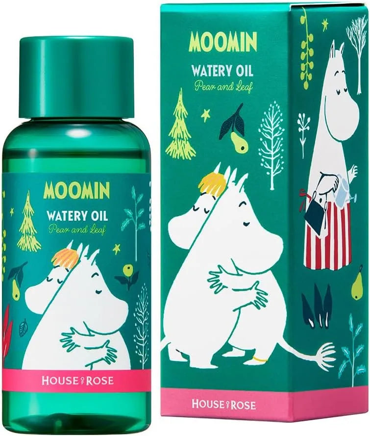House of Rose Moomin Water Oil 80ml Pear Green Leaf Scent