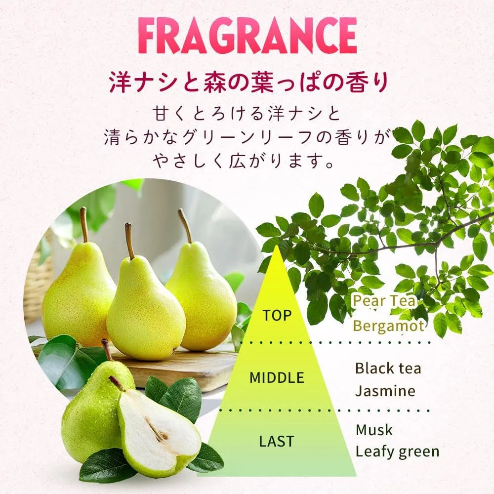 House of Rose Moomin Water Oil 80ml Pear Green Leaf Scent