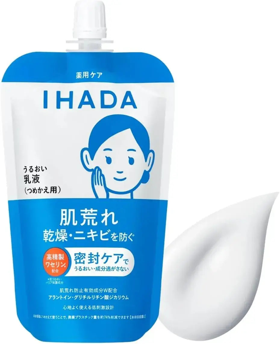 IHADA Medicinal Moisturizing Emulsion Fragrance Free Lotion - Refill - 4909978261313