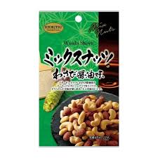 Kyoritsu Foods Wasabi Soy Sauce Mixed Nuts 35g Pack of 6