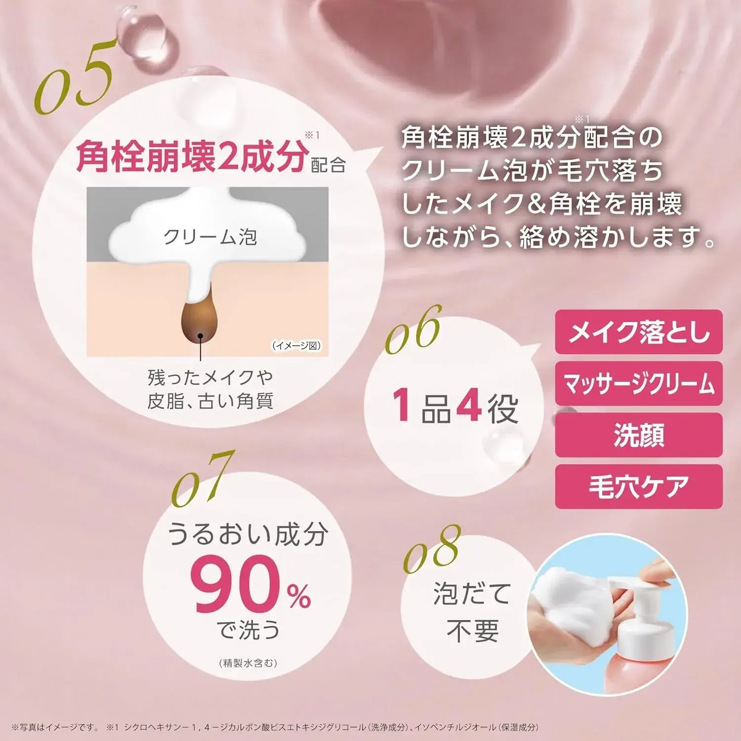 Kagayaku Cosme Simplism Foam Cleansing Cream 300ml Hydrating