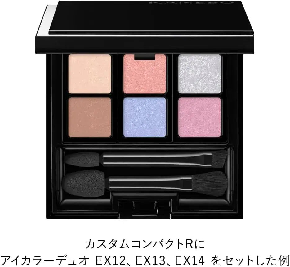 Kanebo Eye Color Duo EX12 Latte Vell Warm Tone Eye Shadow 1.4g