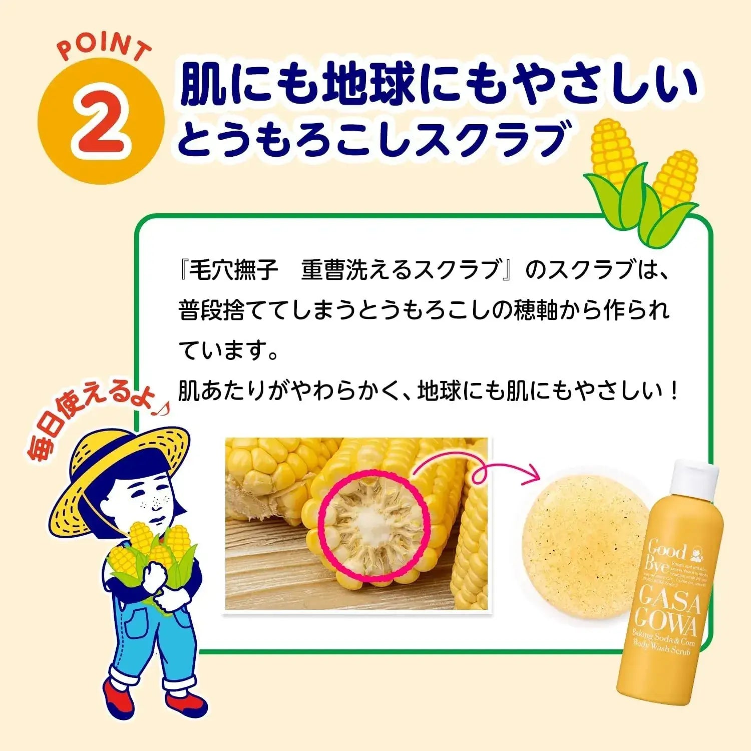 Keana Nadeshiko Pore Kadeko Baking Soda Scrub Body Soap 280g