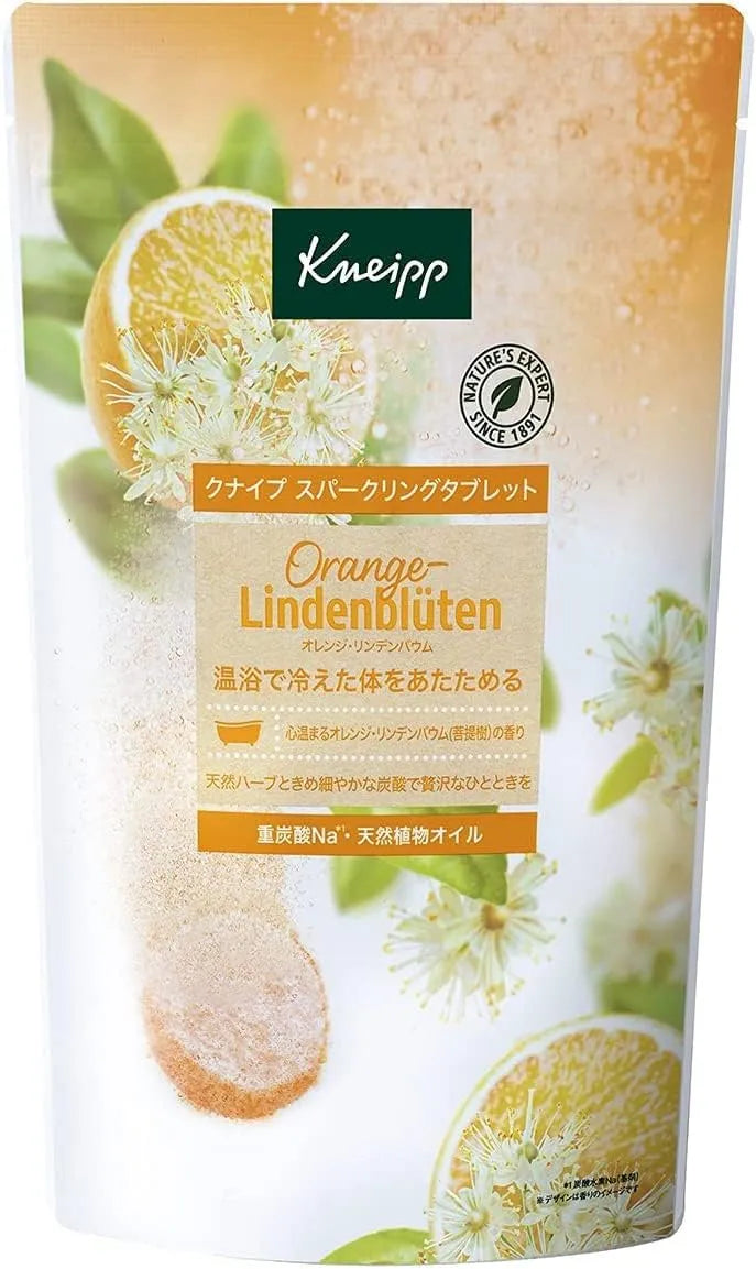 Kneipp Good Night Sparkling Bath Tablets with Valerian and Hops Scent 6 Tablets Kneipp - Orange Linden 6 ct
- 4580294851305