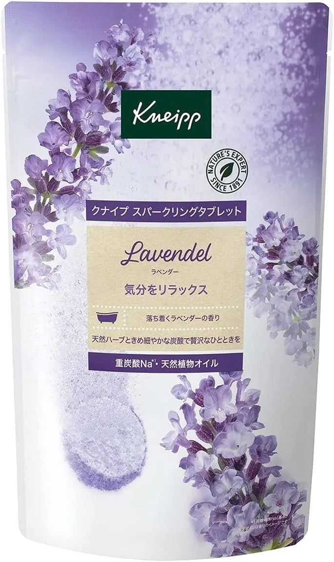 Kneipp Good Night Sparkling Bath Tablets with Valerian and Hops Scent 6 Tablets Kneipp - Lavender 6x50g
- 4580294851329