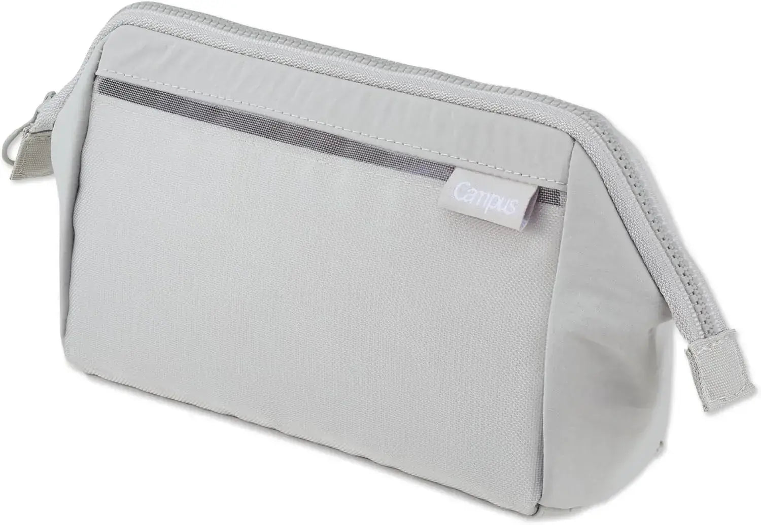 Kokuyo Large Capacity Pencil Case Tool Pen Organizer Kabako - Gray - 4901480436067