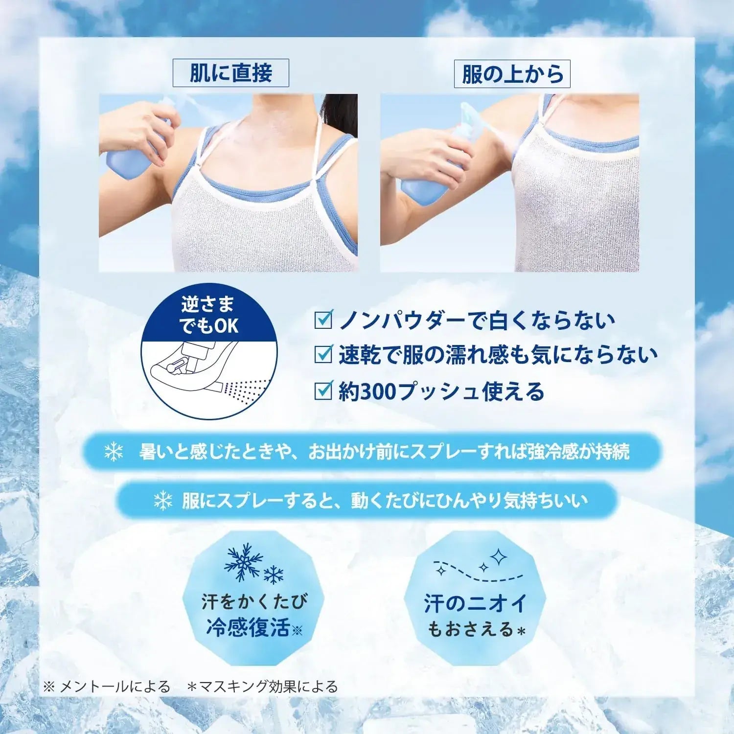 Kose Cosmeport Escat Cooling Mist Cooling Spray Over Clothes