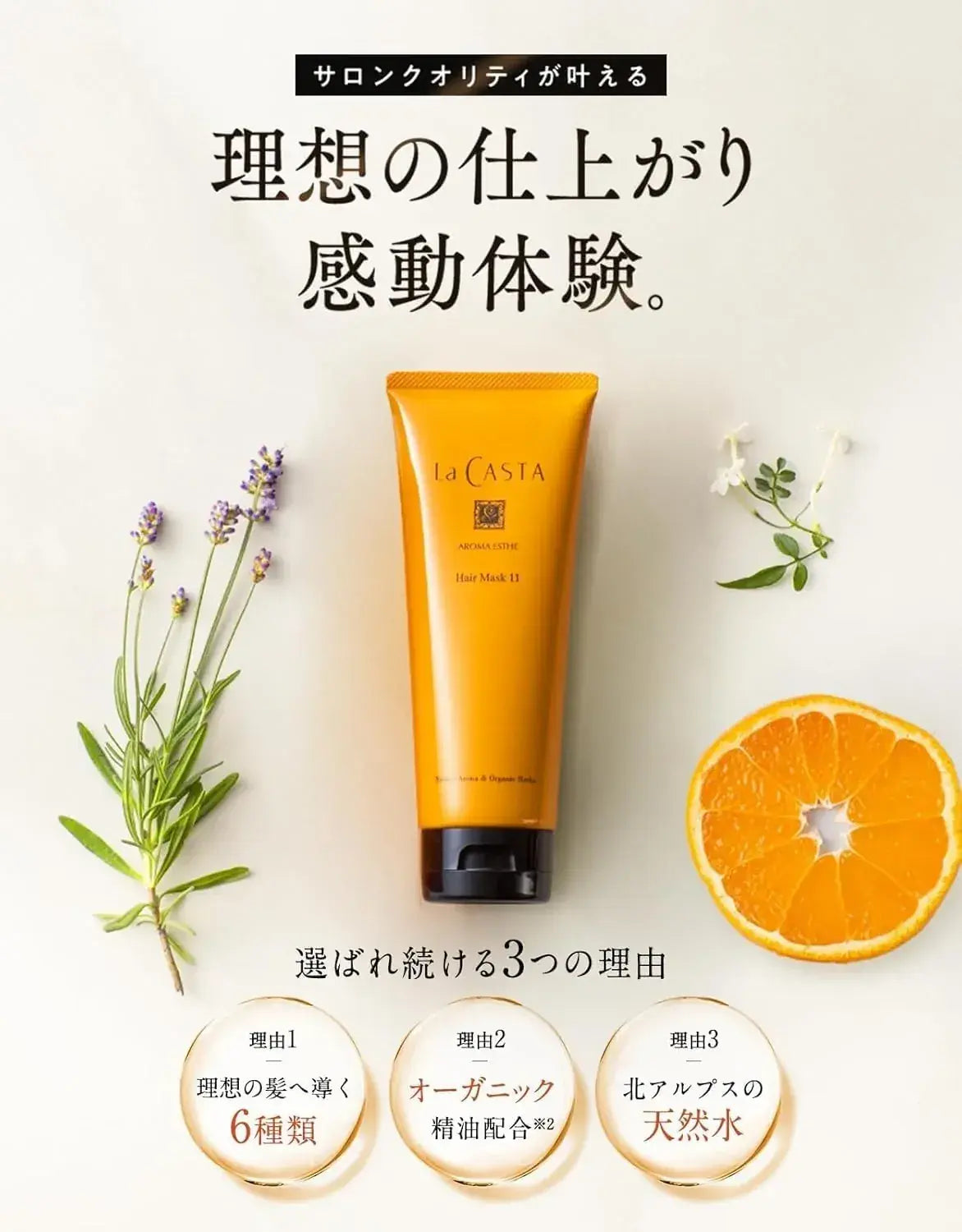 La Casta Aromatherapy Hair Mask Organic Natural Treatment