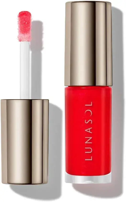 Lunasol Deui Reflect Lip Oil 03 Plump Juicy Glossy Cherry Red