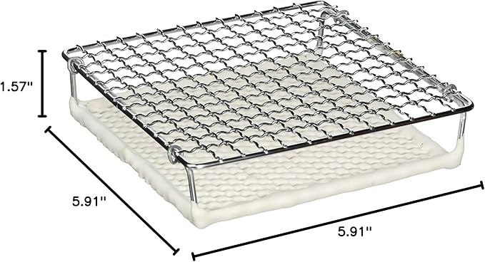 Marujyu Japan Ceramic Far-Infrared Bbq Grill Mesh 15Cm