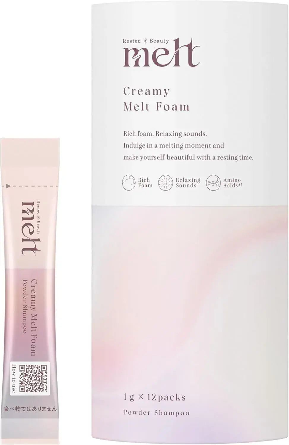 Melt Creamy Melt Foam Carbonated Powder 1g x 12 Packs Head Spa