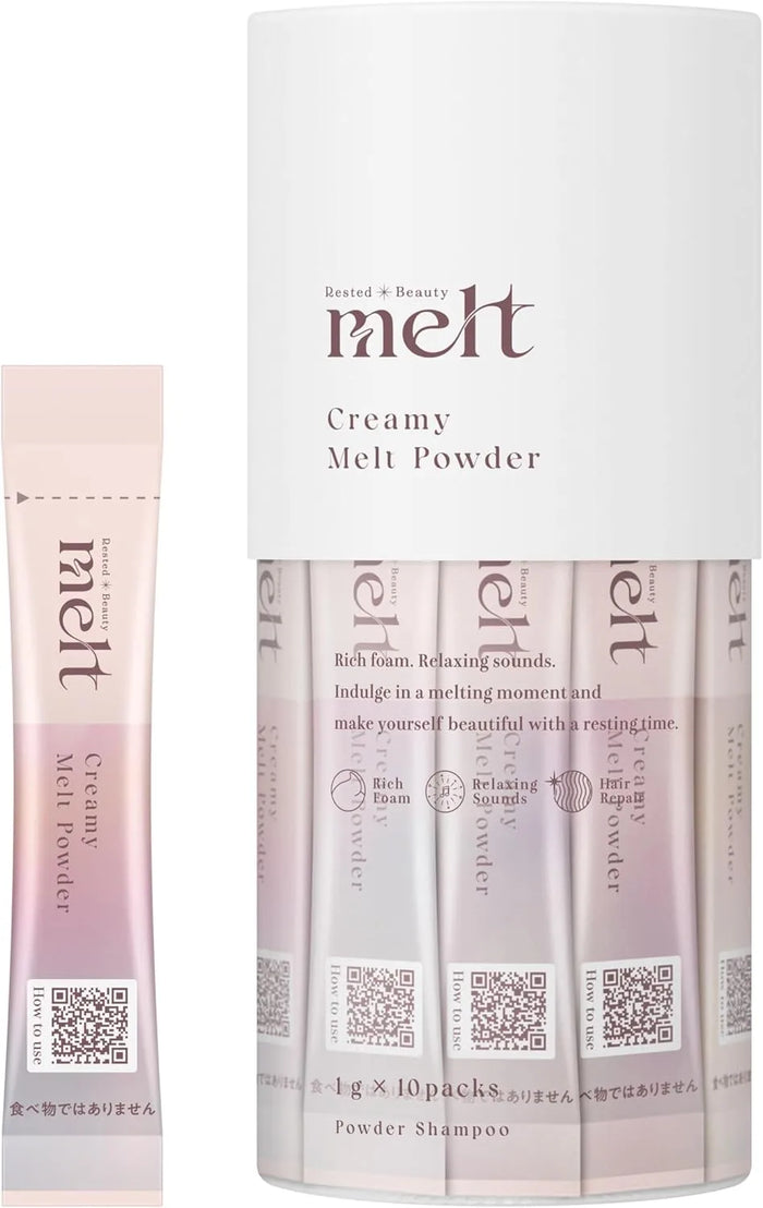 Melt Creamy Melt Powder 10 Packets Bicarbonic Acid Head Spa Care